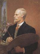 Walter Crane Self-Portrait oil painting reproduction